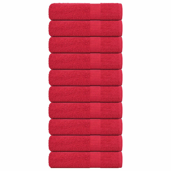 Duschtücher FROGN 10 Stk. Rot 70x140 cm 360 g/m²