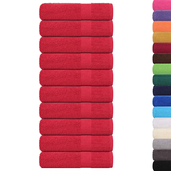Duschtücher FROGN 10 Stk. Rot 70x140 cm 360 g/m²