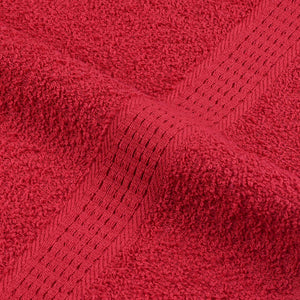 Badetücher FROGN 10 Stk. Rot 100x150 cm 360 g/m²