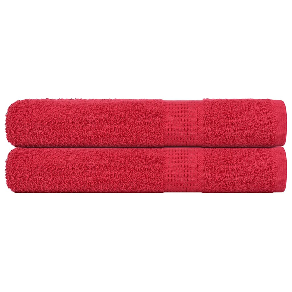 Saunatücher FROGN 2 Stk. Rot 80x200 cm 360 g/m²