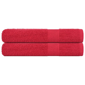 Saunatücher FROGN 2 Stk. Rot 80x200 cm 360 g/m²
