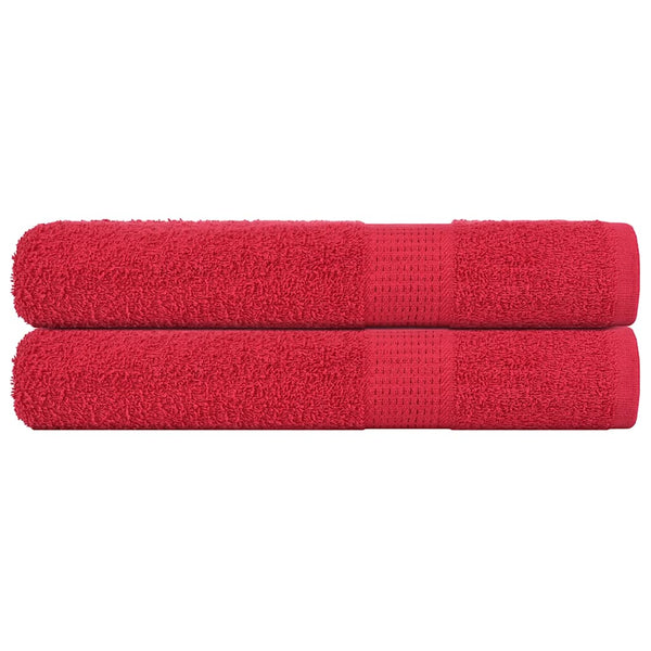 Saunatücher FROGN 2 Stk. Rot 80x200 cm 360 g/m²