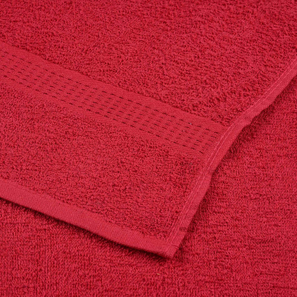 Saunatücher FROGN 10 Stk. Rot 80x200 cm 360 g/m²