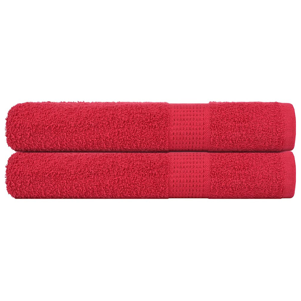 Handtücher FROGN 2 Stk. Rot 100x200 cm 360 g/m²
