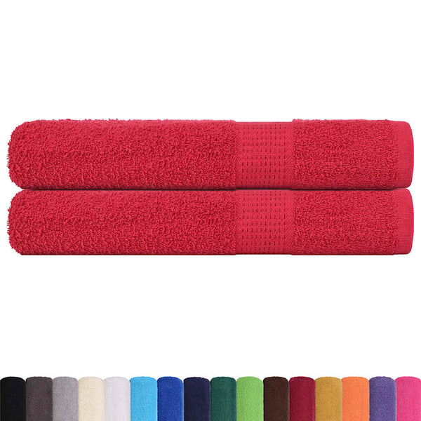 Handtücher FROGN 2 Stk. Rot 100x200 cm 360 g/m²