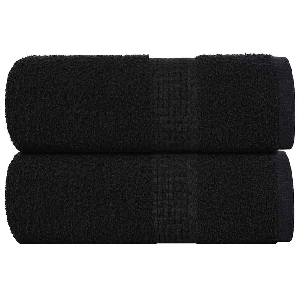 Waschtücher FROGN 2 Stk. Schwarz 30x30 cm 360 g/m²
