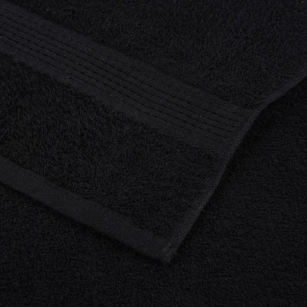 Waschtücher FROGN 4 Stk. Schwarz 30x30 cm 360 g/m²
