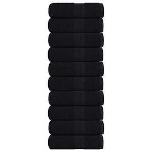Waschtücher FROGN 10 Stk. Schwarz 30x30 cm 360 g/m²