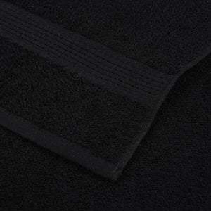 Waschtücher FROGN 10 Stk. Schwarz 30x30 cm 360 g/m²