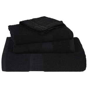 Gästetücher FROGN 2 Stk. Schwarz 30x50 cm 360 g/m²