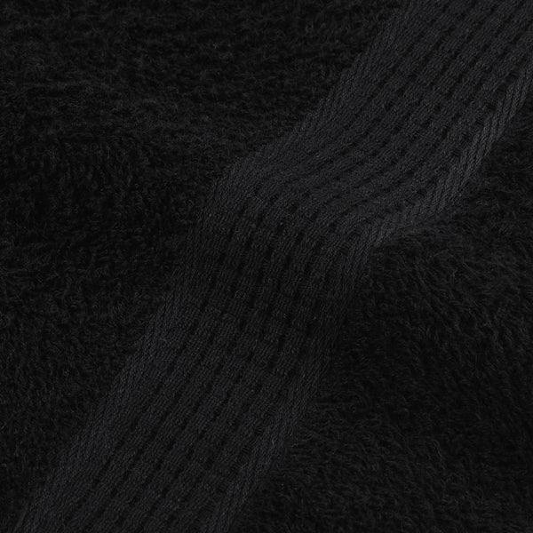 Gästetücher FROGN 4 Stk. Schwarz 30x50 cm 360 g/m²