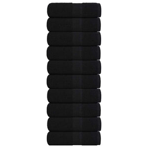 Gästetücher FROGN 10 Stk. Schwarz 30x50 cm 360 g/m²