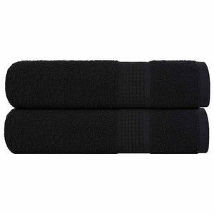 Handtücher FROGN 2 Stk. Schwarz 50x100 cm 360 g/m²