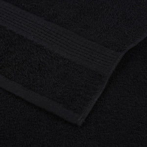 Duschtücher FROGN 2 Stk. Schwarz 70x140 cm 360 g/m²