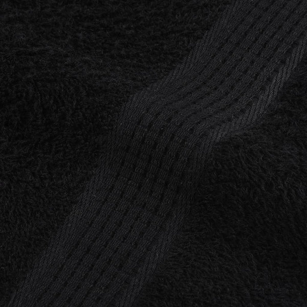Duschtücher FROGN 2 Stk. Schwarz 70x140 cm 360 g/m²