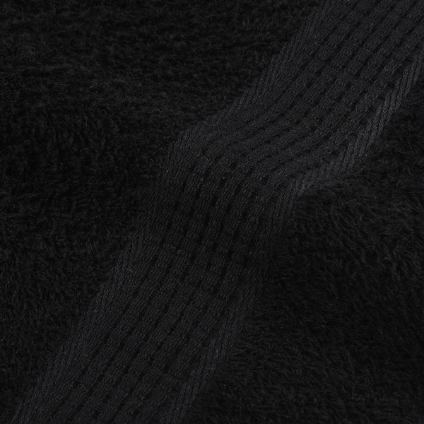 Saunatücher FROGN 2 Stk. Schwarz 80x200 cm 360 g/m²