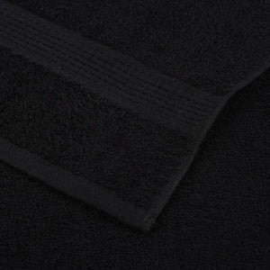 Saunatücher FROGN 4 Stk. Schwarz 80x200 cm 360 g/m²