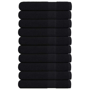Saunatücher FROGN 10 Stk. Schwarz 80x200 cm 360 g/m²