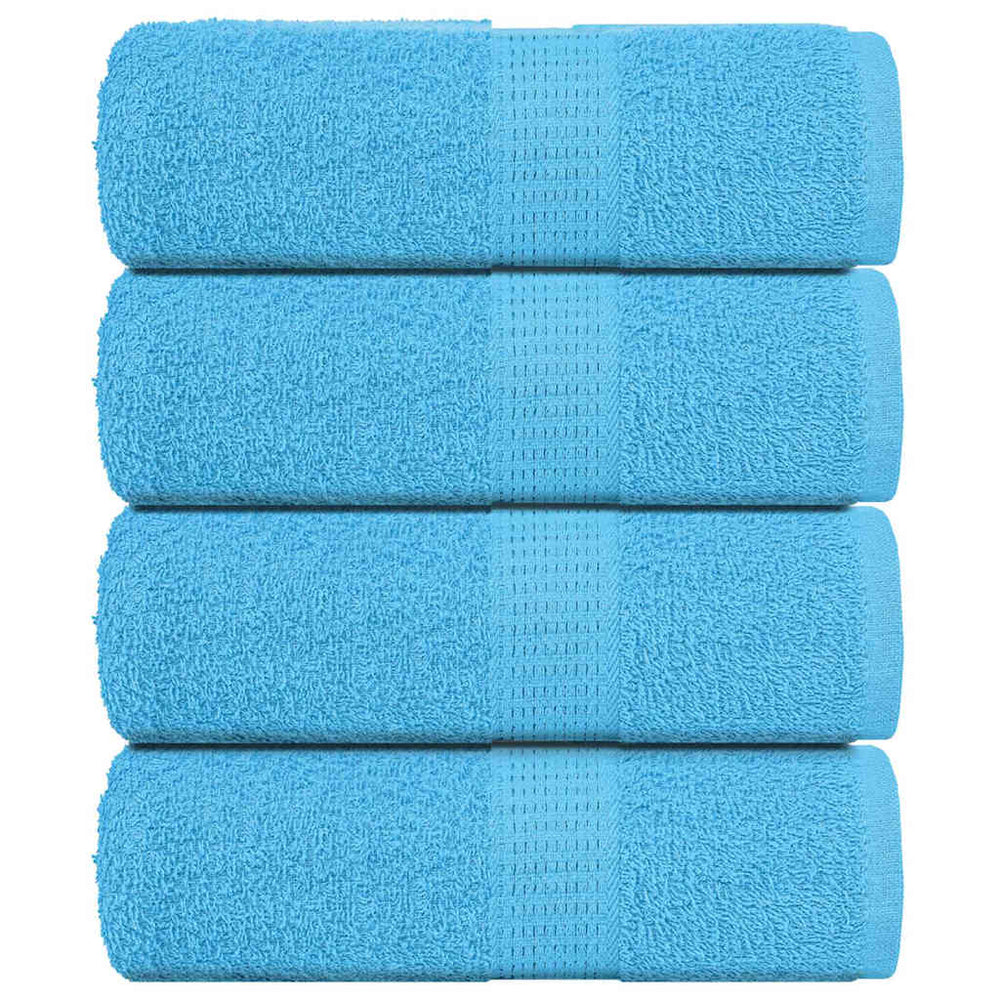 Waschtücher FROGN 4 Stk. Türkis 30x30 cm 360 g/m²