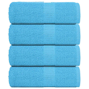 Waschtücher FROGN 4 Stk. Türkis 30x30 cm 360 g/m²