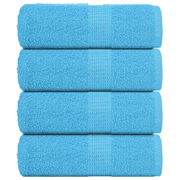 Waschtücher FROGN 4 Stk. Türkis 30x30 cm 360 g/m²