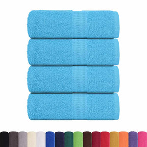 Waschtücher FROGN 4 Stk. Türkis 30x30 cm 360 g/m²