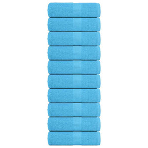 Waschtücher FROGN 10 Stk. Türkis 30x30 cm 360 g/m²