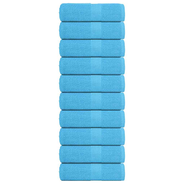 Waschtücher FROGN 10 Stk. Türkis 30x30 cm 360 g/m²