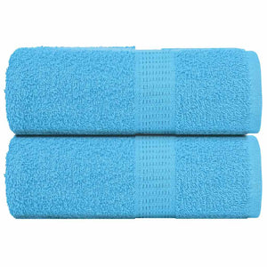 Gästetücher FROGN 2 Stk. Türkis 30x50 cm 360 g/m²
