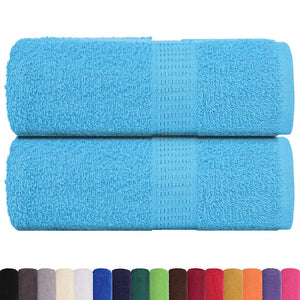Gästetücher FROGN 2 Stk. Türkis 30x50 cm 360 g/m²