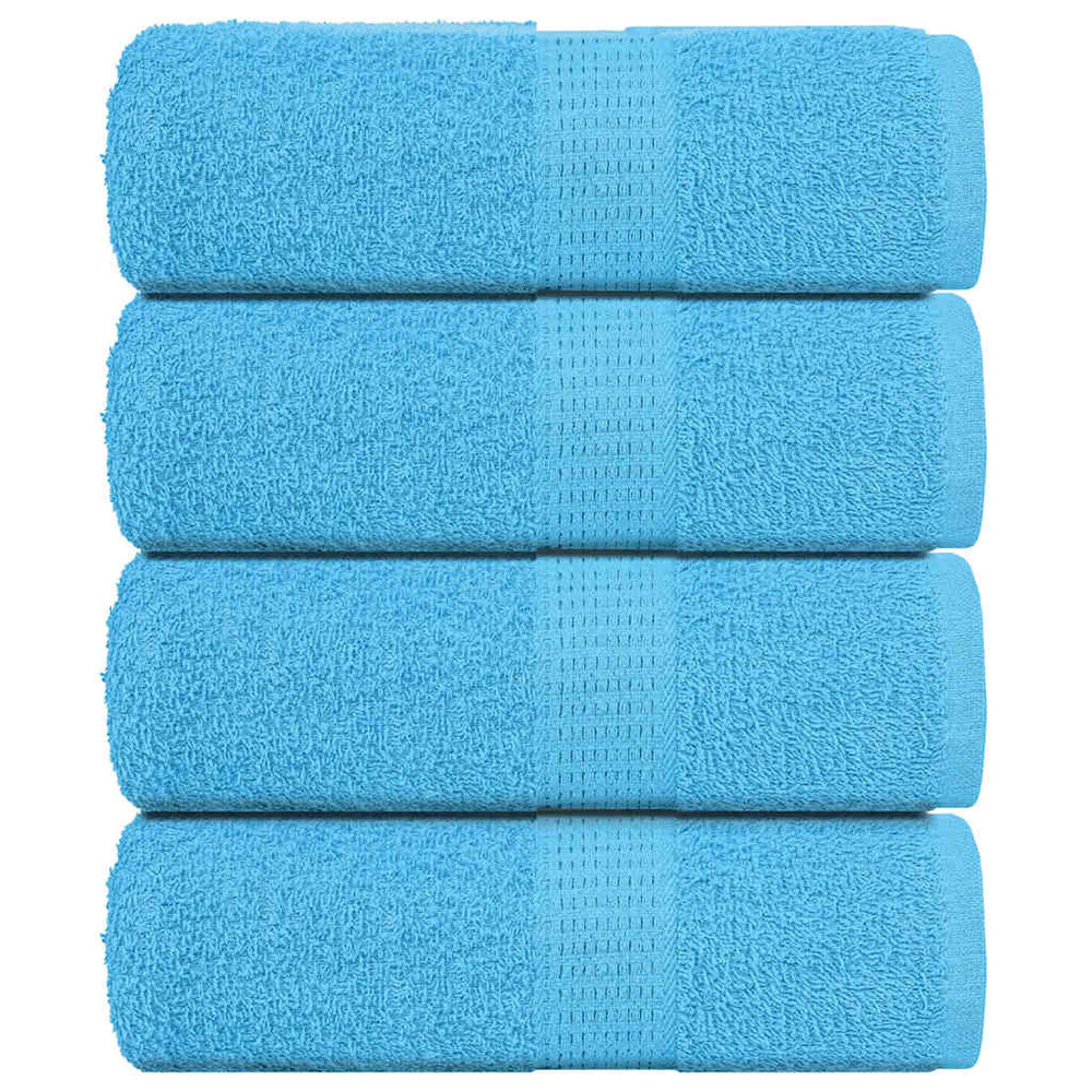 Gästetücher FROGN 4 Stk. Türkis 30x50 cm 360 g/m²