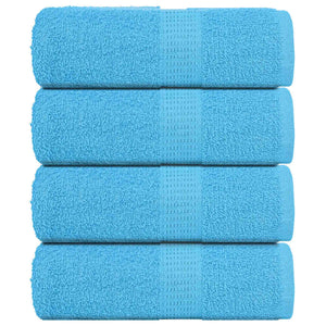 Gästetücher FROGN 4 Stk. Türkis 30x50 cm 360 g/m²