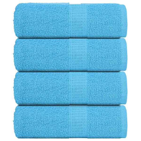 Gästetücher FROGN 4 Stk. Türkis 30x50 cm 360 g/m²
