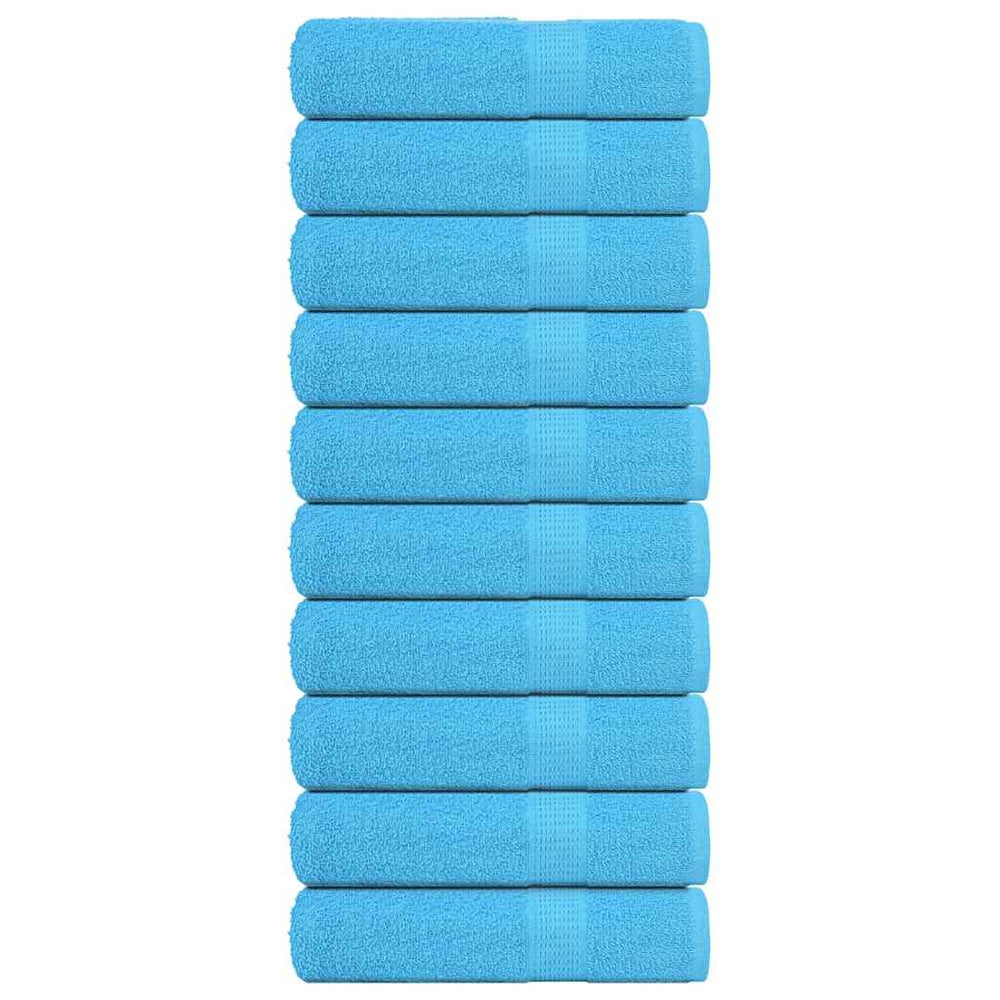 Handtücher FROGN 10 Stk. Türkis 50x100 cm 360 g/m²
