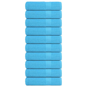 Handtücher FROGN 10 Stk. Türkis 50x100 cm 360 g/m²