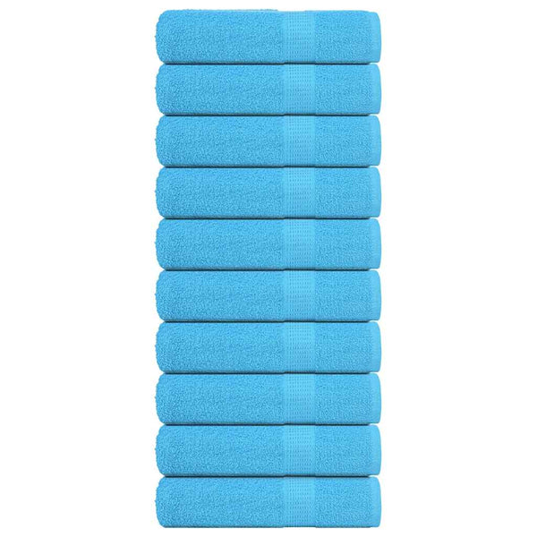 Handtücher FROGN 10 Stk. Türkis 50x100 cm 360 g/m²