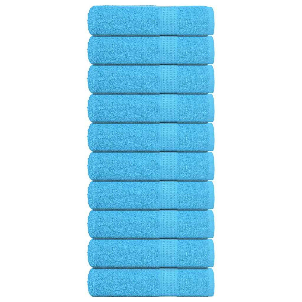 Duschtücher FROGN 10 Stk. Türkis 70x140 cm 360 g/m²