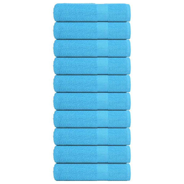 Duschtücher FROGN 10 Stk. Türkis 70x140 cm 360 g/m²
