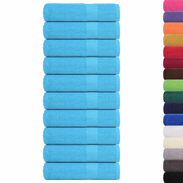 Duschtücher FROGN 10 Stk. Türkis 70x140 cm 360 g/m²