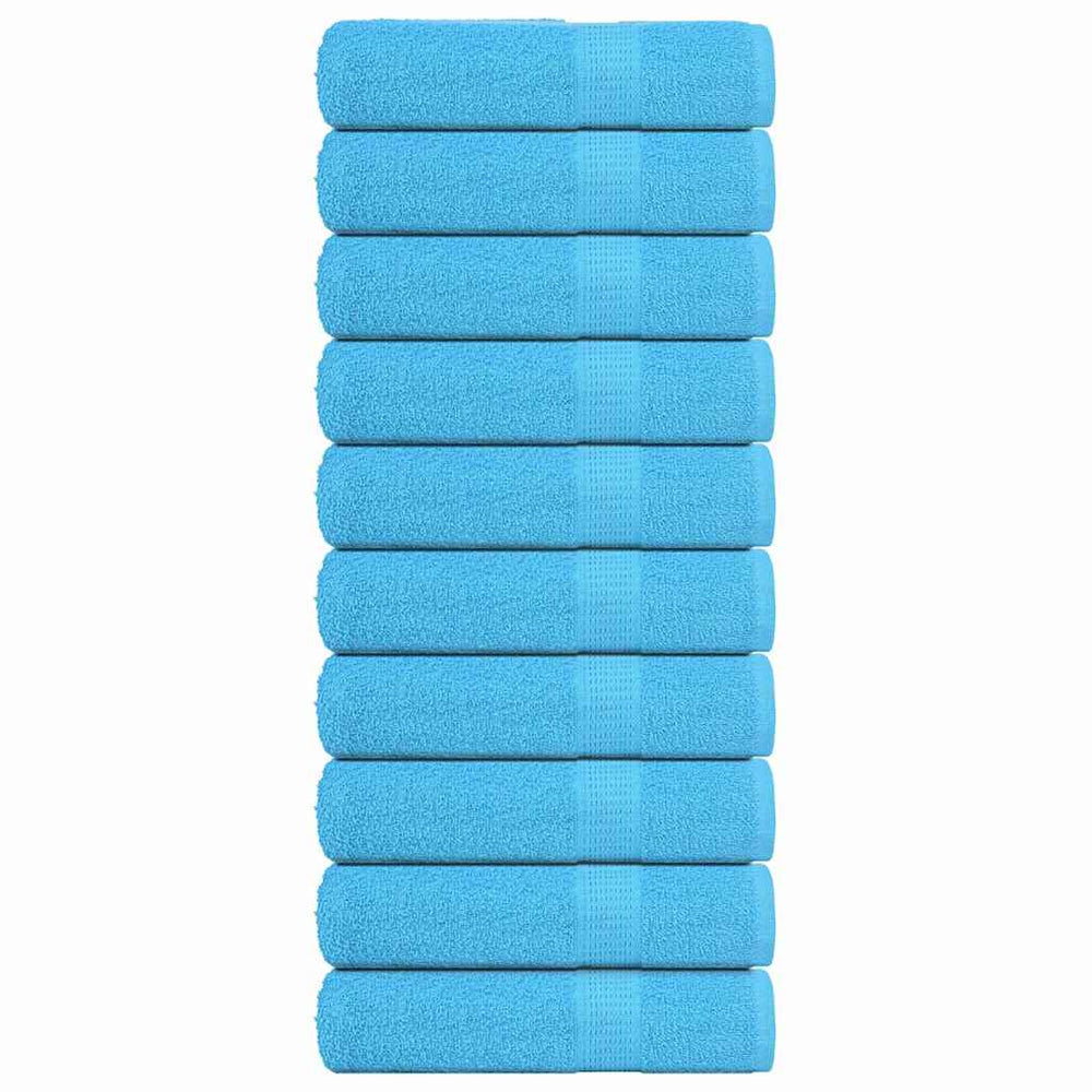 Badetücher FROGN 10 Stk. Türkis 100x150 cm 360 g/m²