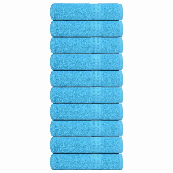 Badetücher FROGN 10 Stk. Türkis 100x150 cm 360 g/m²
