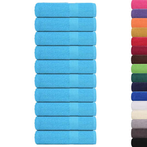 Badetücher FROGN 10 Stk. Türkis 100x150 cm 360 g/m²