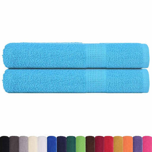 Saunatücher FROGN 2 Stk. Türkis 80x200 cm 360 g/m²