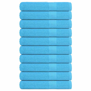 Saunatücher FROGN 10 Stk. Türkis 80x200 cm 360 g/m²
