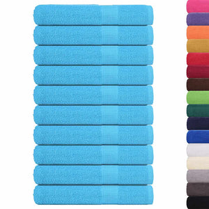 Saunatücher FROGN 10 Stk. Türkis 80x200 cm 360 g/m²