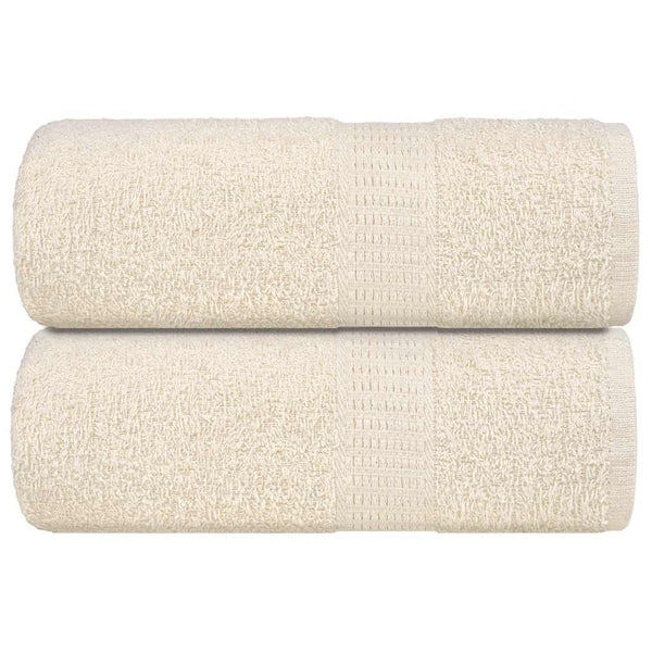 Waschtücher FROGN 2 Stk. Creme 30x30 cm 360 g/m²