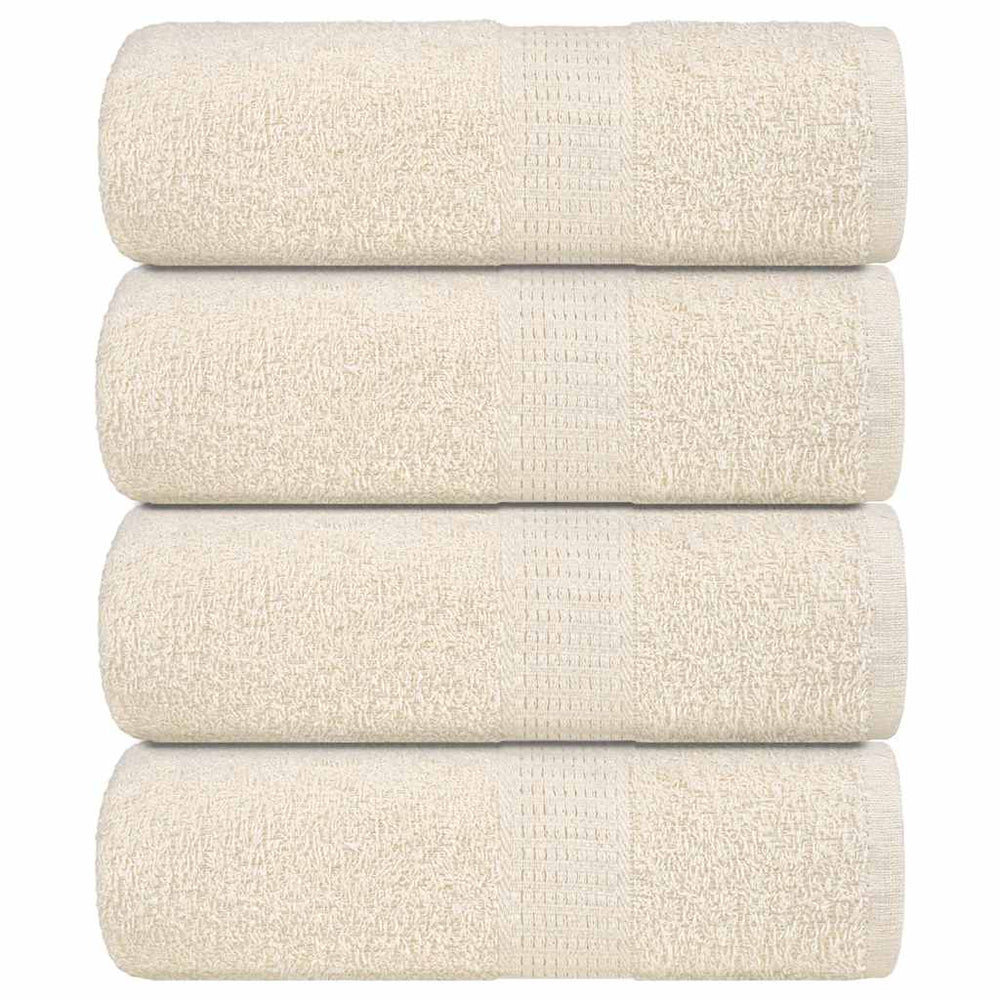Waschtücher FROGN 4 Stk. Creme 30x30 cm 360 g/m²