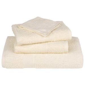 Waschtücher FROGN 4 Stk. Creme 30x30 cm 360 g/m²