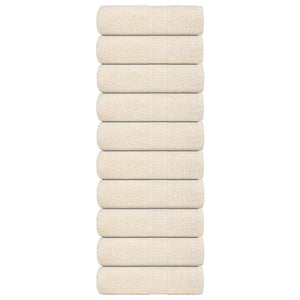 Waschtücher FROGN 10 Stk. Creme 30x30 cm 360 g/m²
