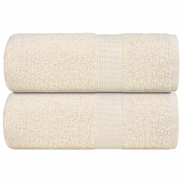 Gästetücher FROGN 2 Stk. Creme 30x50 cm 360 g/m²